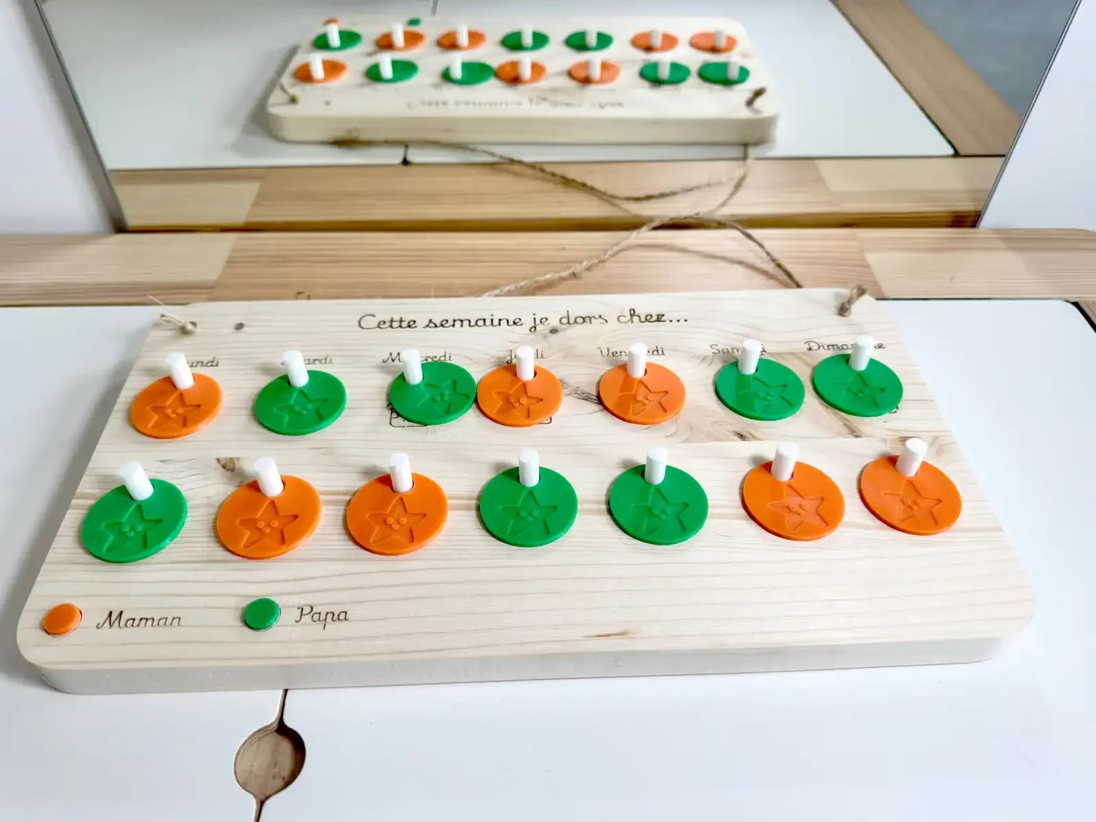 notre planificateur, idéal pour organiser les nuits de vos enfants