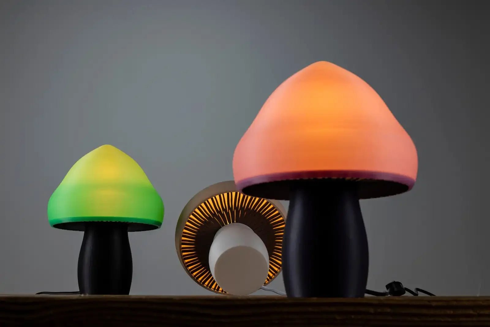 Lampe champignon made in France de fabrication artisanale, elle allie design et éco-responsable