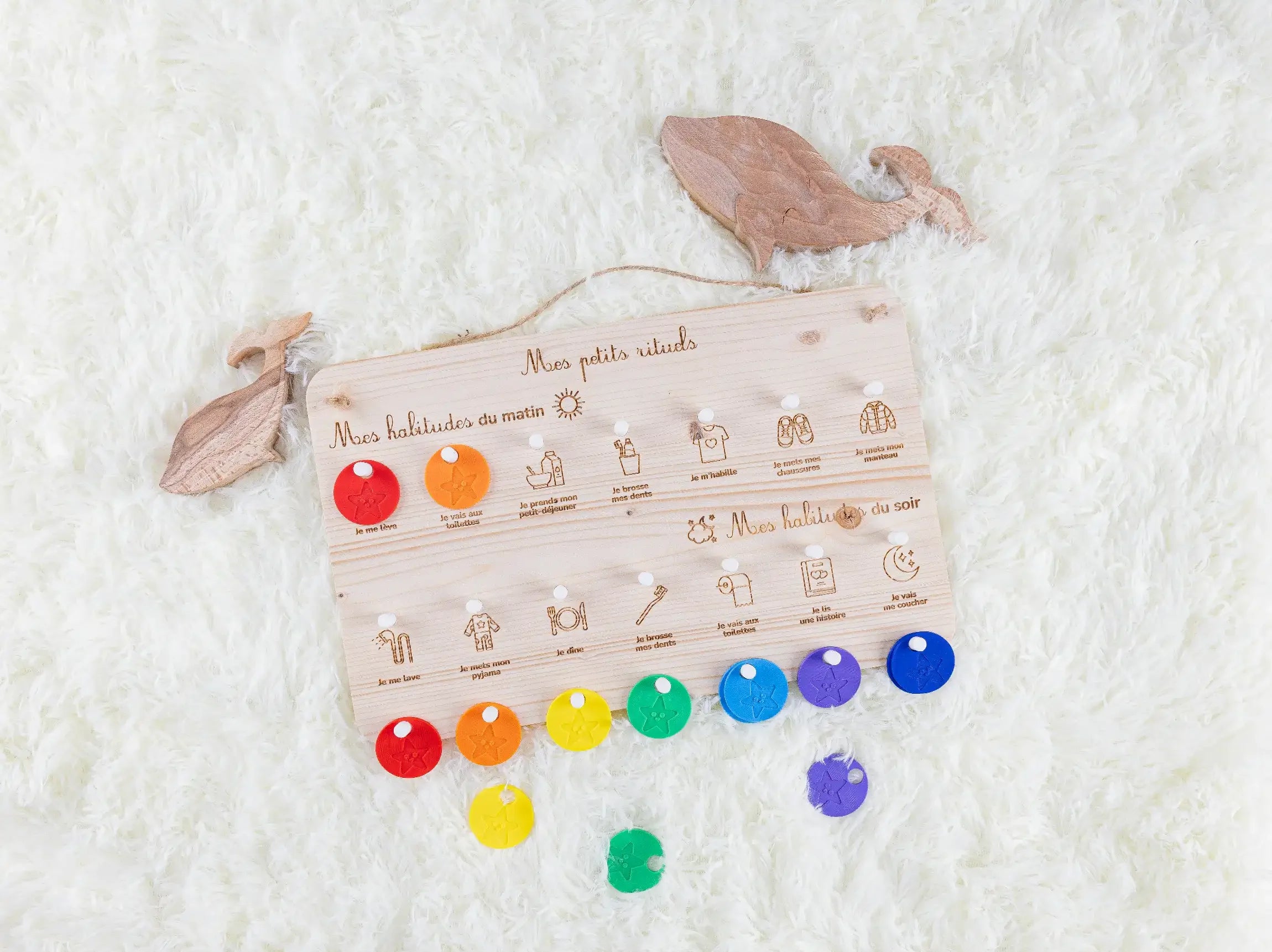 tableau de routine pour enfant fabrication artisanale made in France